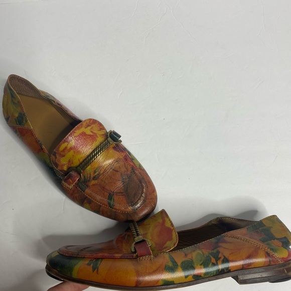 Patricia Nash Fia floral leather multicolor Loafers 6.5 - Picture 15 of 15